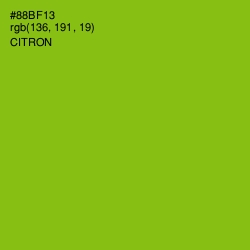 #88BF13 - Citron Color Image