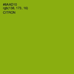 #8AAD10 - Citron Color Image