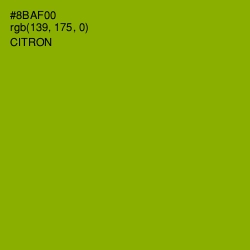 #8BAF00 - Citron Color Image