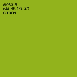 #92B31B - Citron Color Image