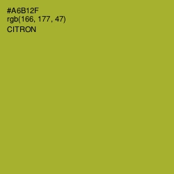#A6B12F - Citron Color Image