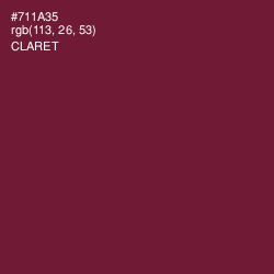 #711A35 - Claret Color Image