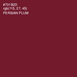 #731B2D - Claret Color Image