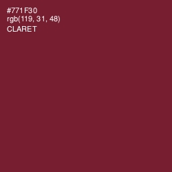#771F30 - Claret Color Image