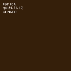 #361F0A - Clinker Color Image