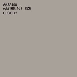 #A8A199 - Cloudy Color Image
