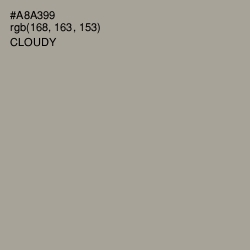 #A8A399 - Cloudy Color Image
