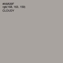 #A8A39F - Cloudy Color Image