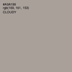 #A9A199 - Cloudy Color Image
