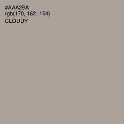 #AAA29A - Cloudy Color Image