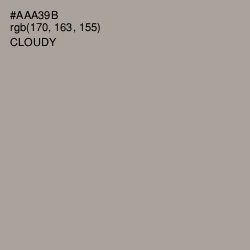 #AAA39B - Cloudy Color Image