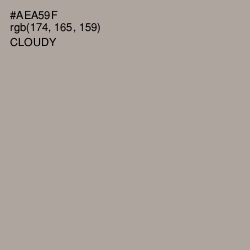 #AEA59F - Cloudy Color Image