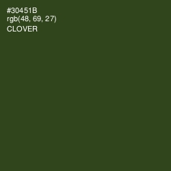 #30451B - Clover Color Image