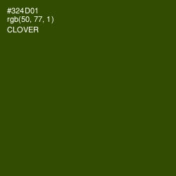 #324D01 - Clover Color Image