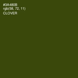 #3A480B - Clover Color Image