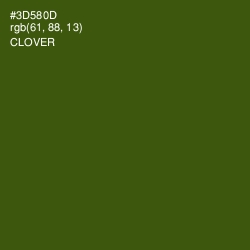 #3D580D - Clover Color Image