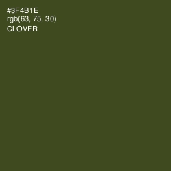 #3F4B1E - Clover Color Image
