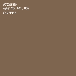 #7D6550 - Coffee Color Image