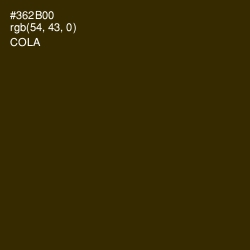 #362B00 - Cola Color Image