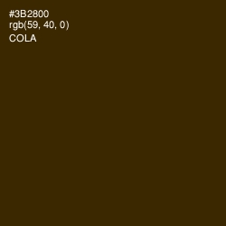 #3B2800 - Cola Color Image
