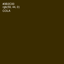 #3B2C00 - Cola Color Image