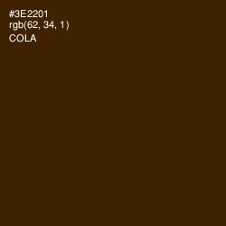 #3E2201 - Cola Color Image