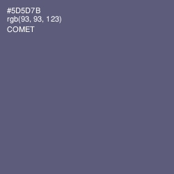 #5D5D7B - Comet Color Image
