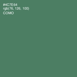 #4C7E64 - Como Color Image