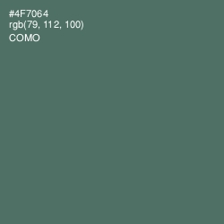 #4F7064 - Como Color Image