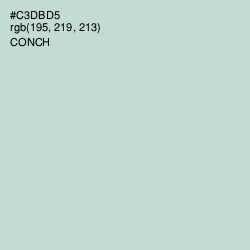 #C3DBD5 - Conch Color Image