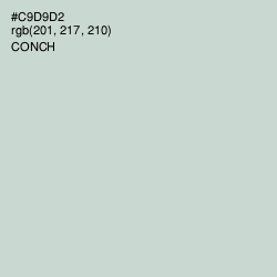#C9D9D2 - Conch Color Image