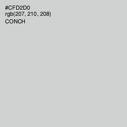 #CFD2D0 - Conch Color Image