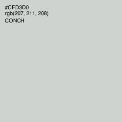 #CFD3D0 - Conch Color Image