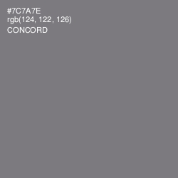 #7C7A7E - Concord Color Image