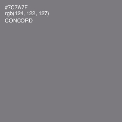 #7C7A7F - Concord Color Image