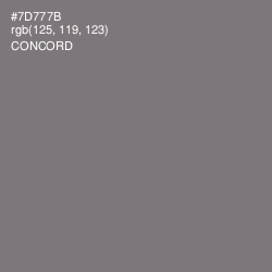 #7D777B - Concord Color Image
