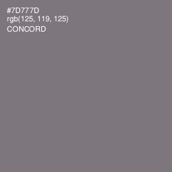 #7D777D - Concord Color Image