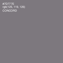 #7D777E - Concord Color Image