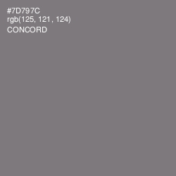 #7D797C - Concord Color Image