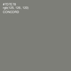 #7D7E78 - Concord Color Image