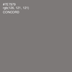 #7E7979 - Concord Color Image