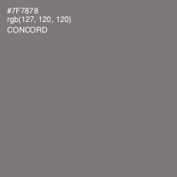 #7F7878 - Concord Color Image