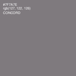 #7F7A7E - Concord Color Image