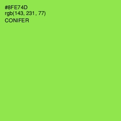 #8FE74D - Conifer Color Image