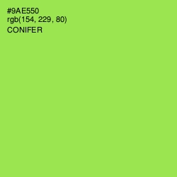 #9AE550 - Conifer Color Image