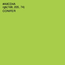 #A8CD4A - Conifer Color Image