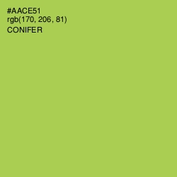 #AACE51 - Conifer Color Image