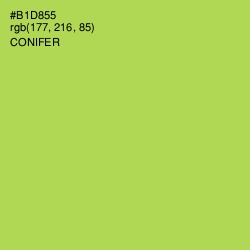 #B1D855 - Conifer Color Image