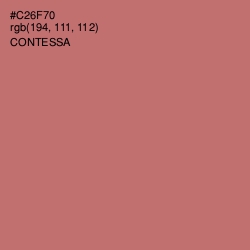 #C26F70 - Contessa Color Image