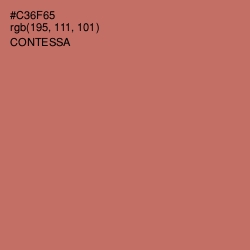 #C36F65 - Contessa Color Image